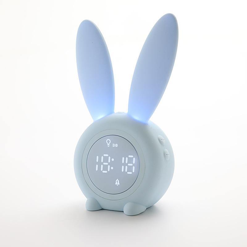 GlowBunny – Cute Bunny Alarm Clock with Soft LED Light and Display
