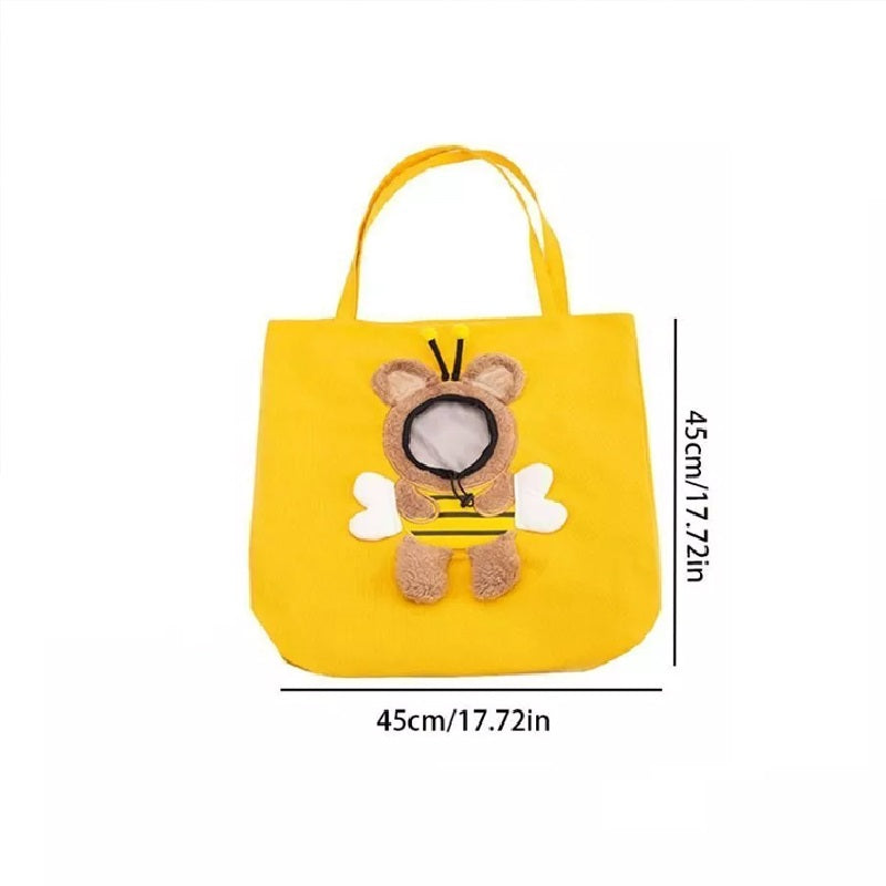 PetPouch - Cute Linen Pet Bag