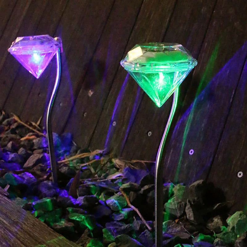 GleamStone - Solar Powered Diamond Lamps