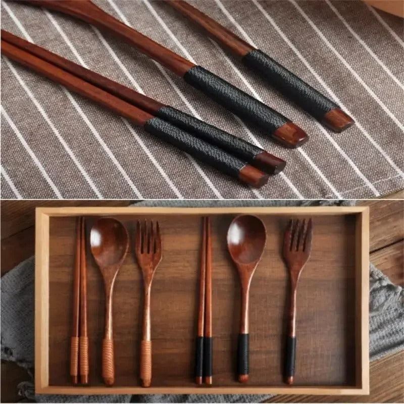 Eco-friendly wooden craft set