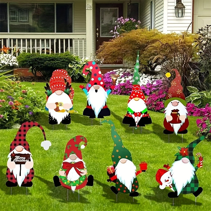 Jolly | 8 Sets Christmas Holiday Dwarf Decorations