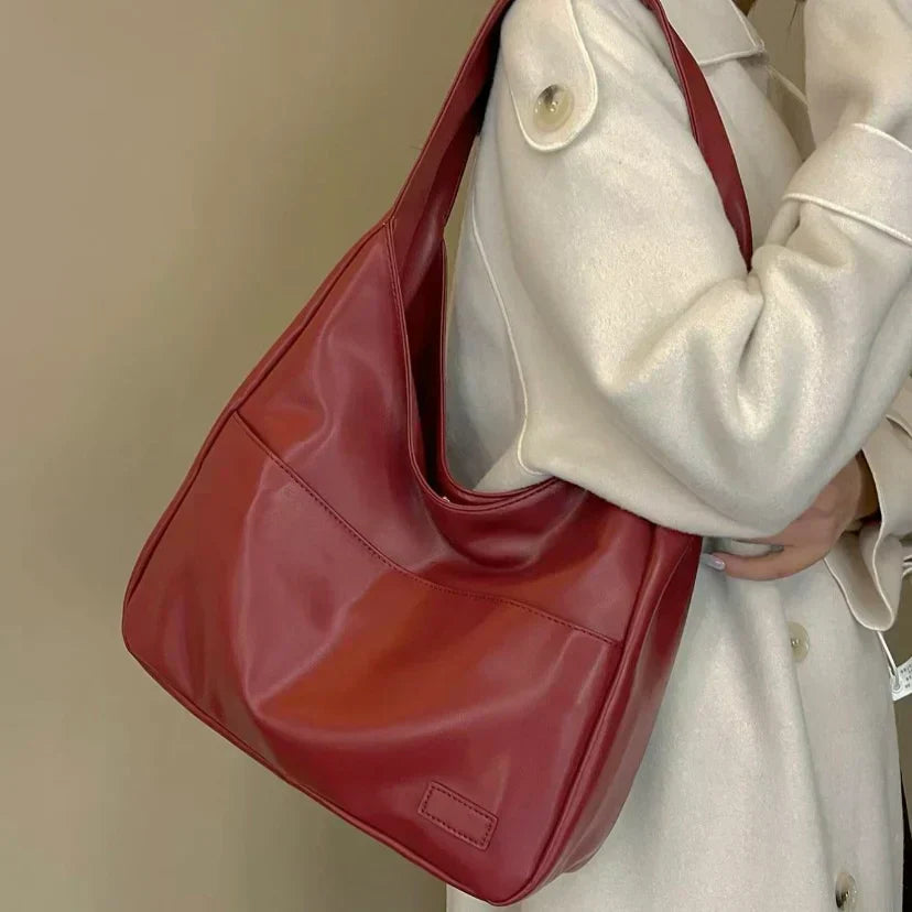 Ida - Timeless Leather Hobo Bag for Effortless Elegance