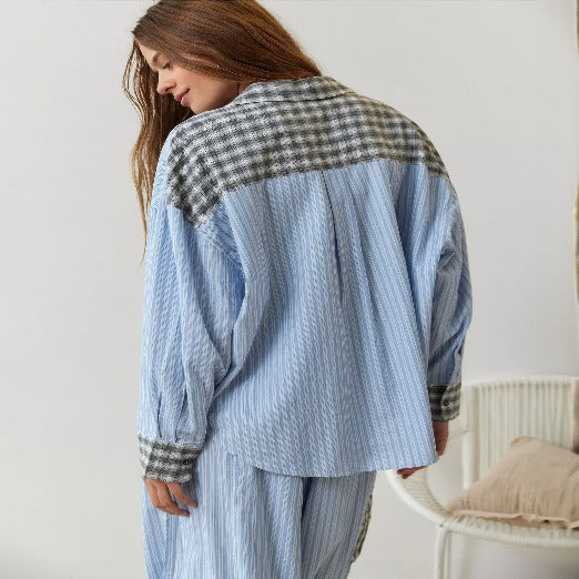 Orlyn | Cozy Long Sleeve and Loose Pajama Set for Night