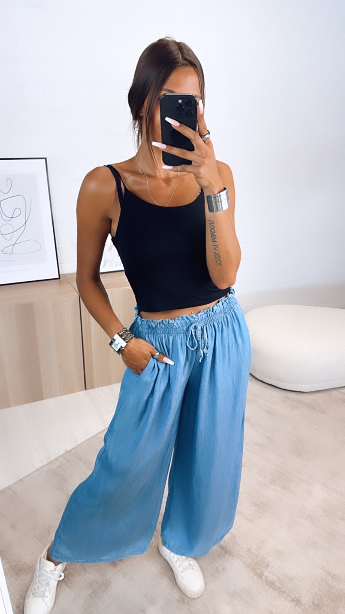 Rachel - Wide Airy Pants