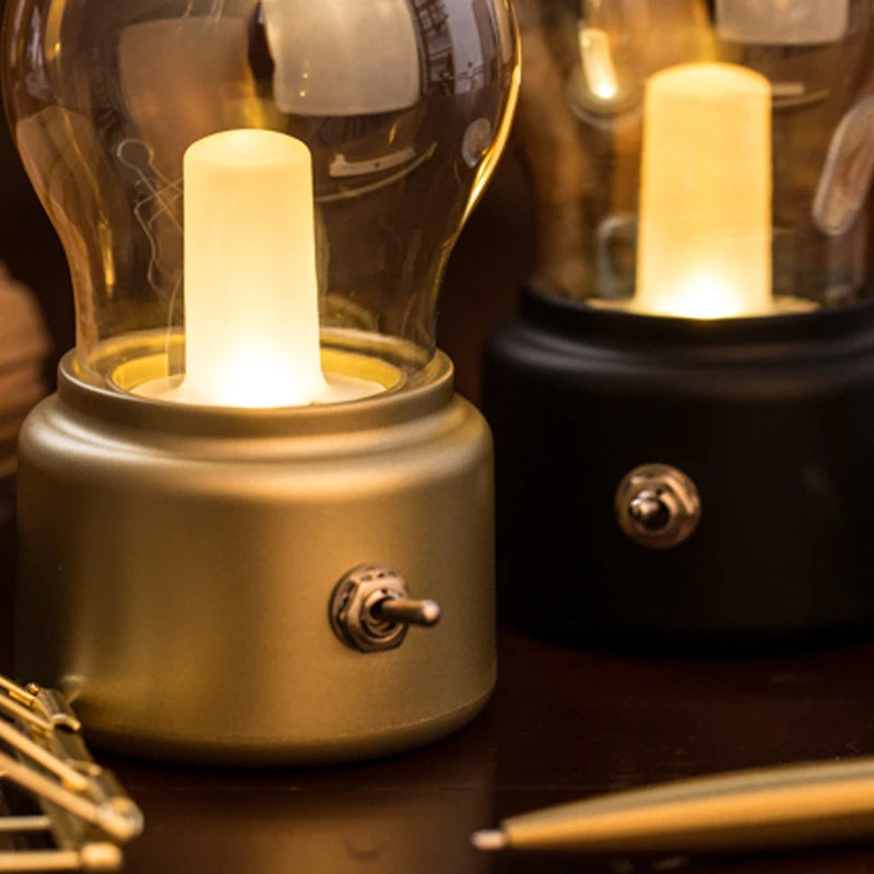Nostalume Portable Table Lamp – Vintage Design with Modern Flexibility