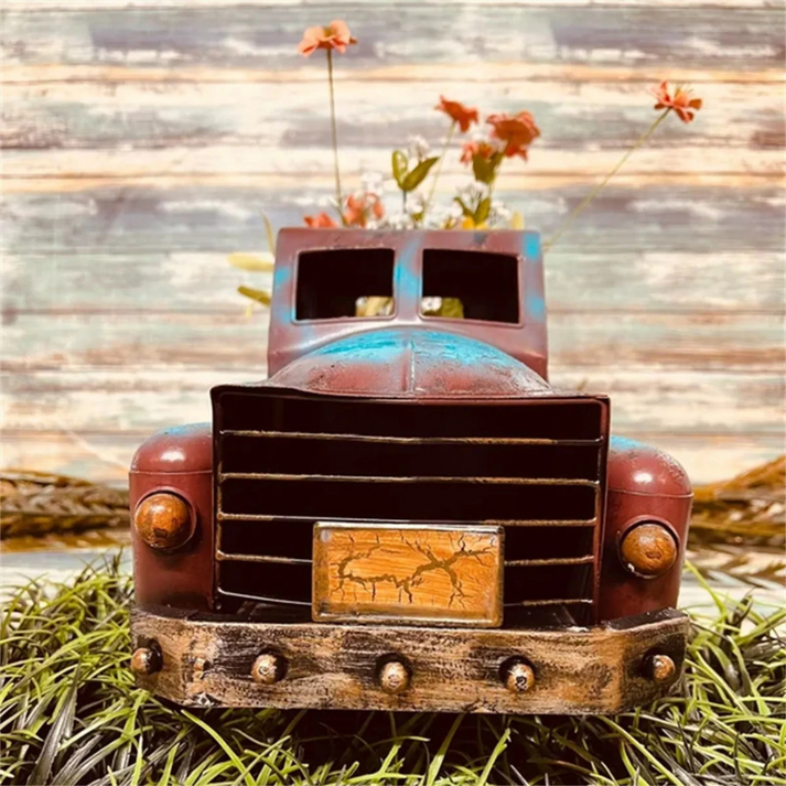 RusticHaul - Vintage Truck Decorative Potted Plants