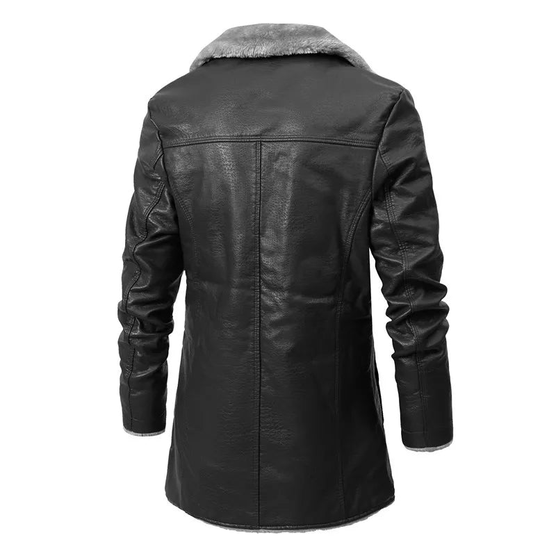 Steven | Vintage Faux Leather Jacket