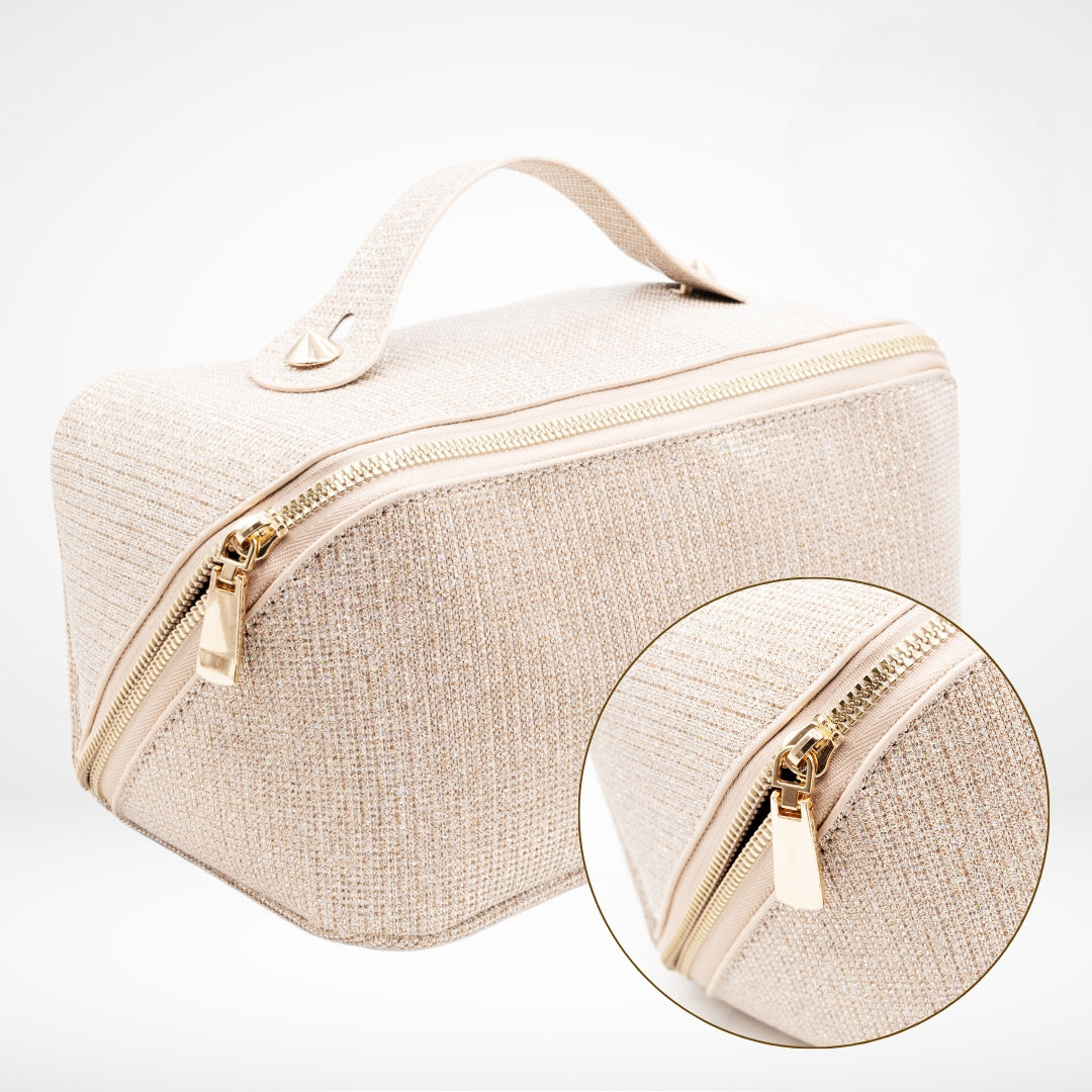 Cecil - Elegant and compact makeup bag with multiple organizing pockets