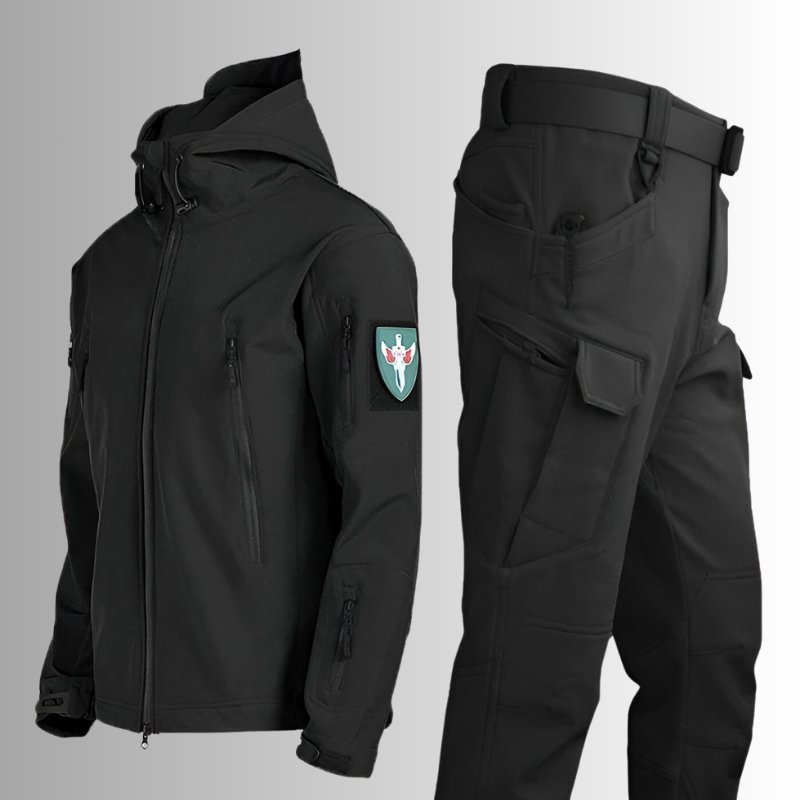 Tactical Softshell Jacket and Cargo Pants Set