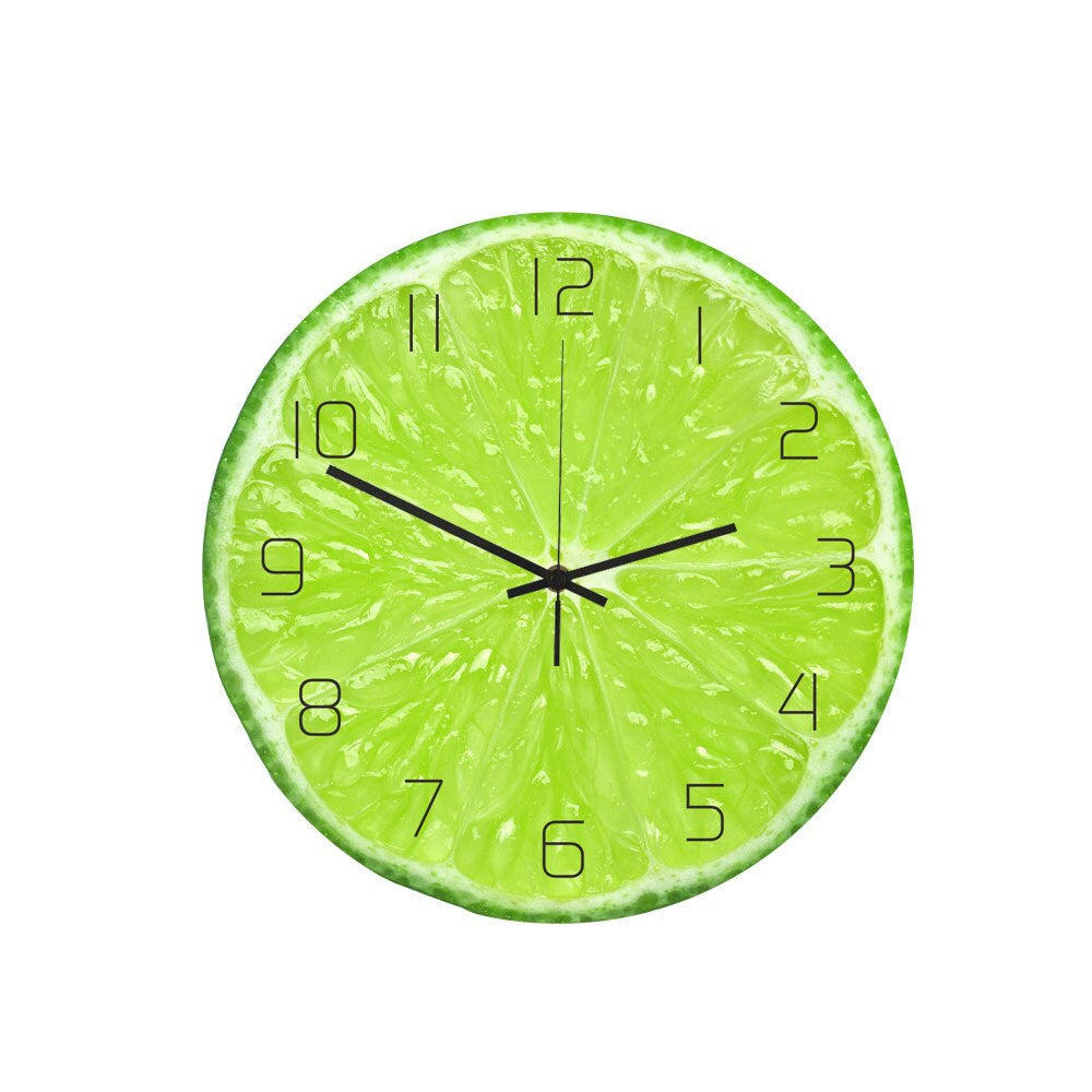 FruitSplash - colorful fruit-inspired wall clock