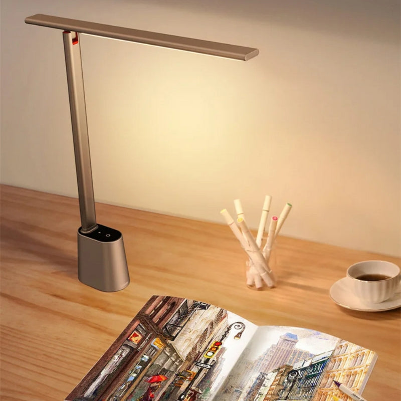LumaLine - Slim LED Table Lamp with USB Charging Port