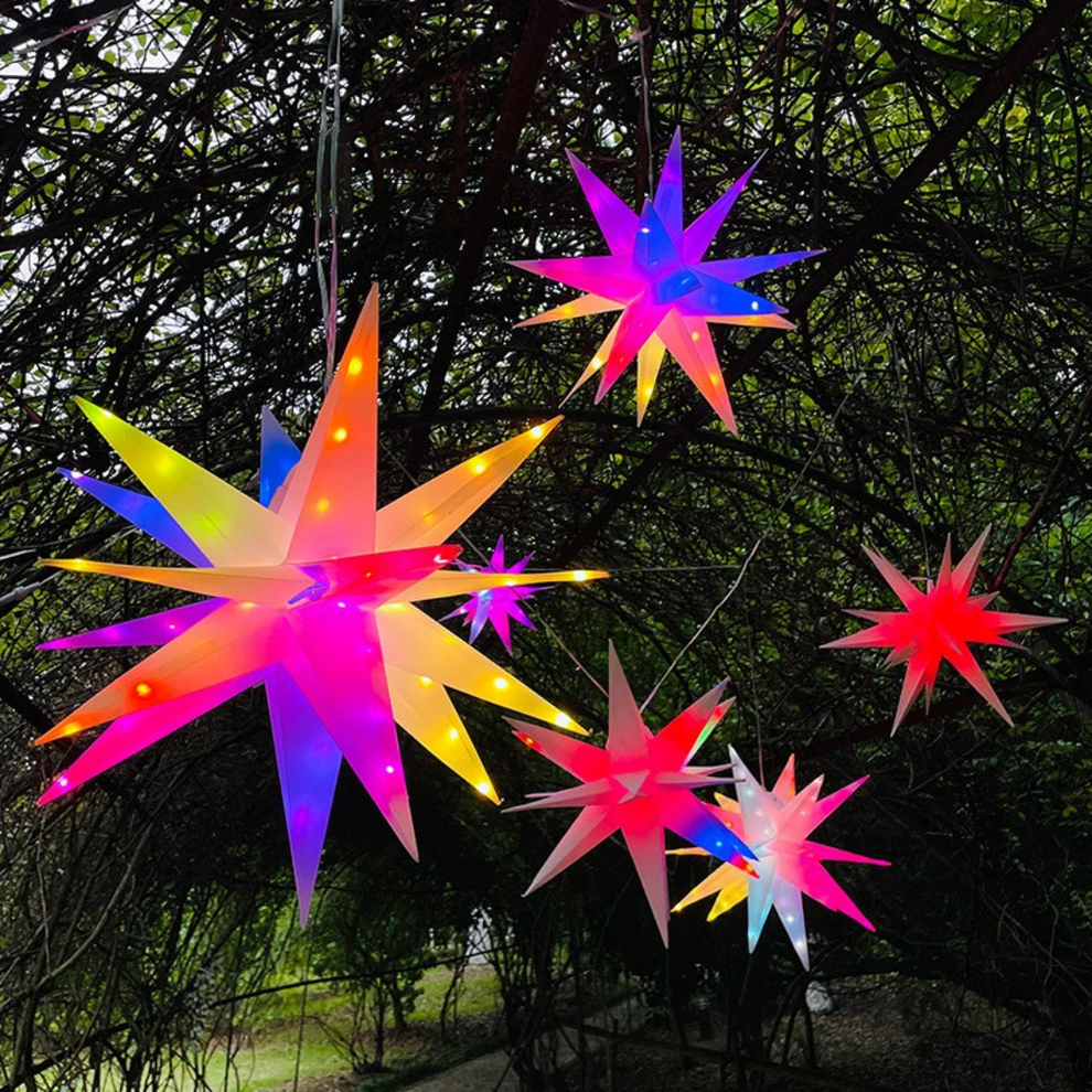 StarGlow - Colorful LED Hanging Star Light with Remote Control