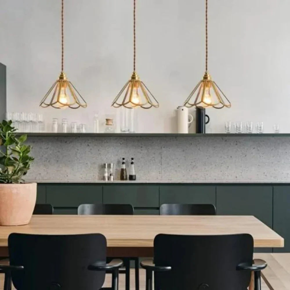 LumiGlas Pendant Lamp – elegant lighting with textured glass shade