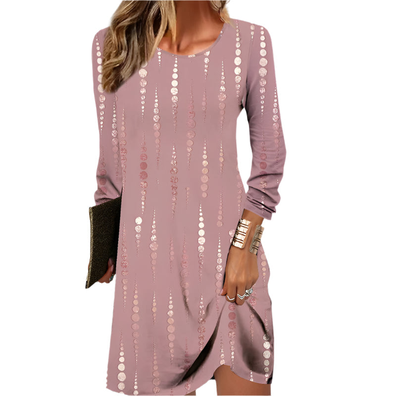 Elegant Dress with Dots – Stylish Party Dress for Women