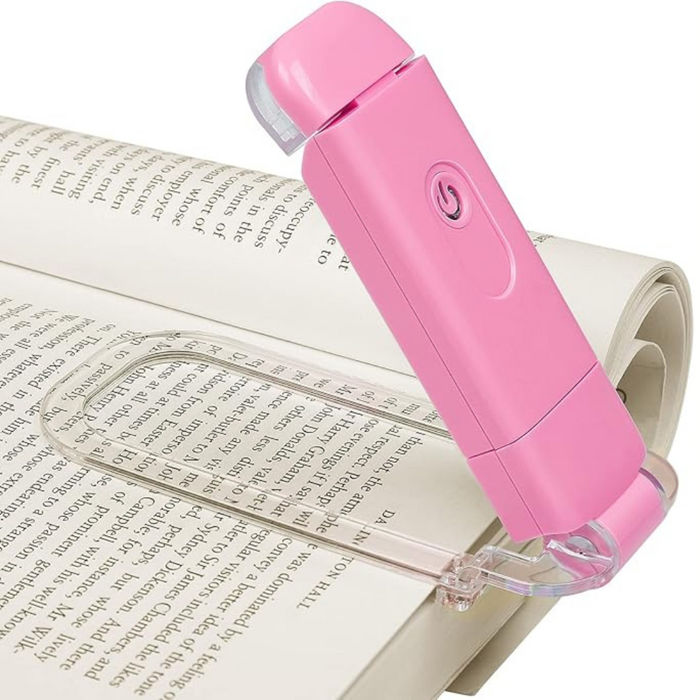 GlowClip - Portable LED Reading Lamp with Easy Clip-On Design