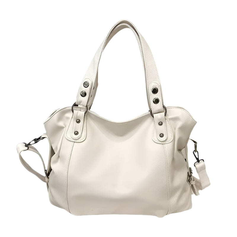 Ethel - Uncomplicated Large Shoulder Bag with Studs