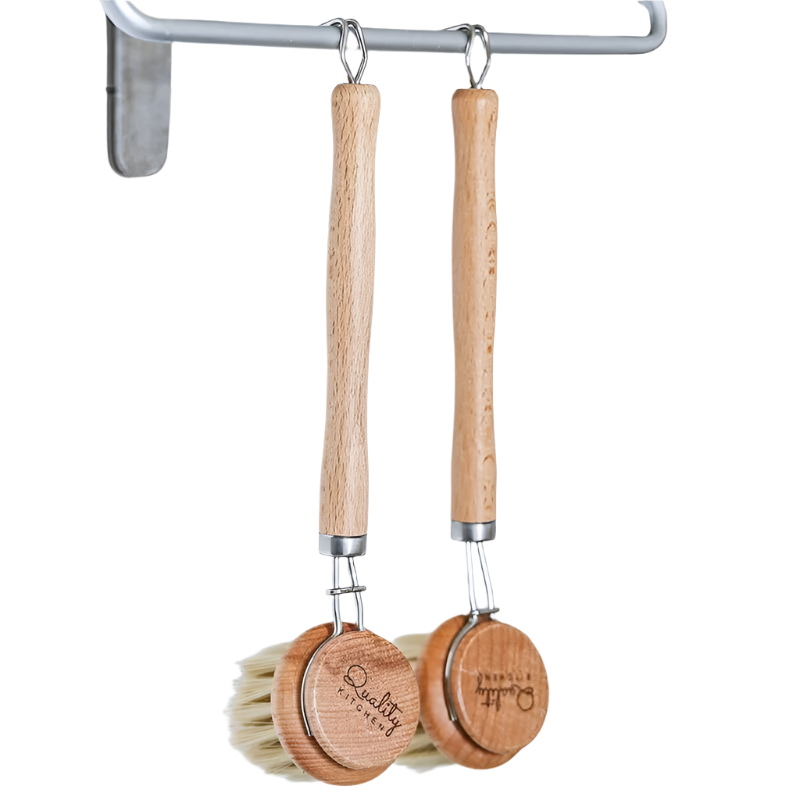 ScrubNest Durable Dish Brush with Short Round Handle