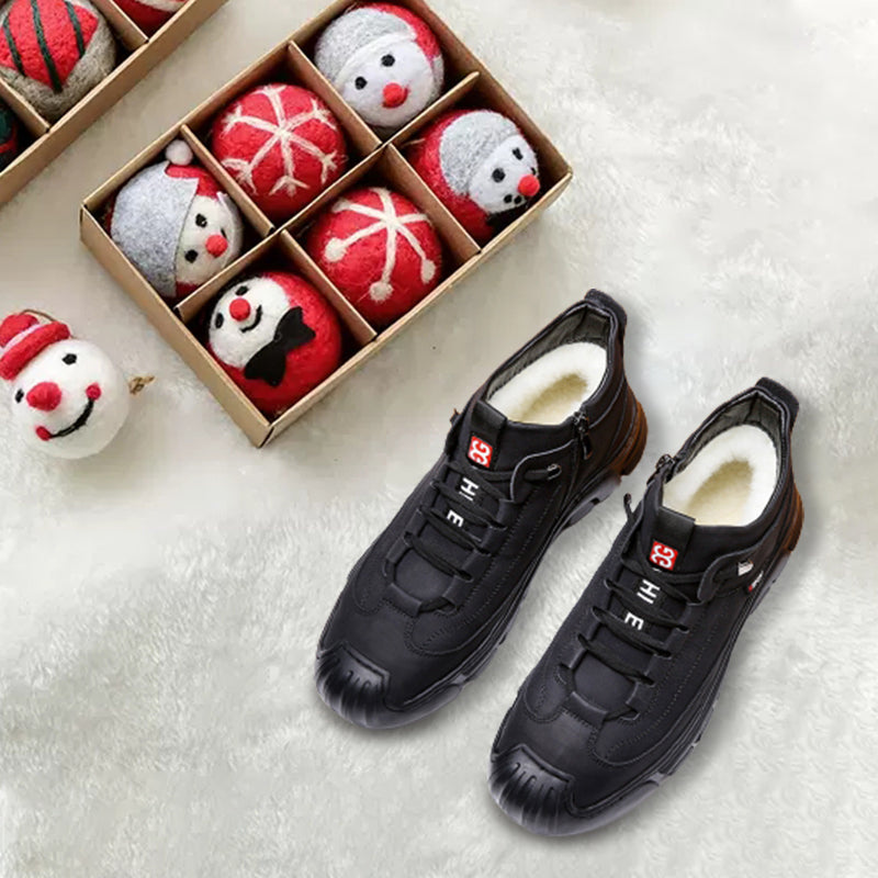 Robin - Men's Shoes with Laces and Side Zipper