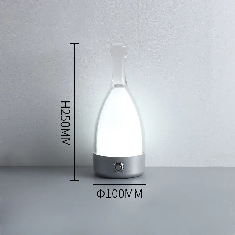 LuminaBottle - Touch Control Bottle-shaped Tablelamp with USB charger