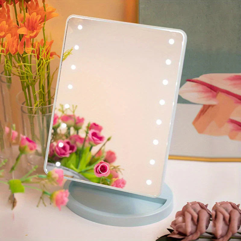 LumiTouch LED Makeup Mirror with Touch Control - Perfect Lighting for Flawless Makeup