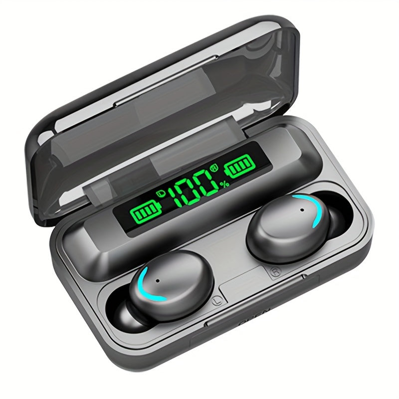 F9 TWS Wireless Earbuds: Hi-Fi Stereo Sound & LED Charging Case