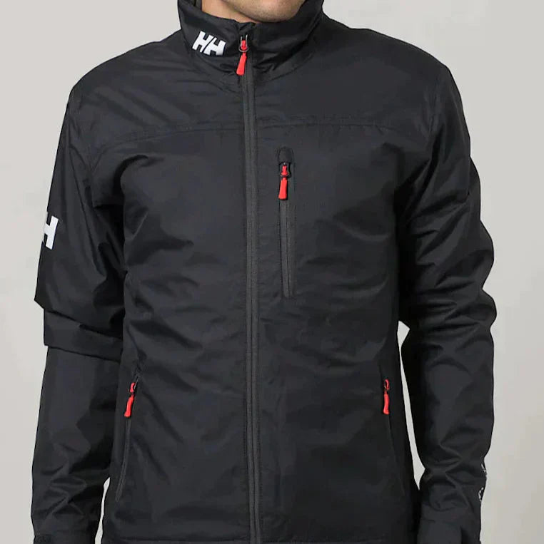 Mikkel Men's Jacket with High Collar and Multiple Zipper Pockets