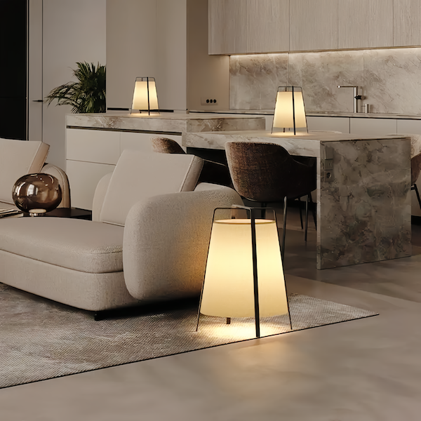 Modern floor lamp with minimalist design