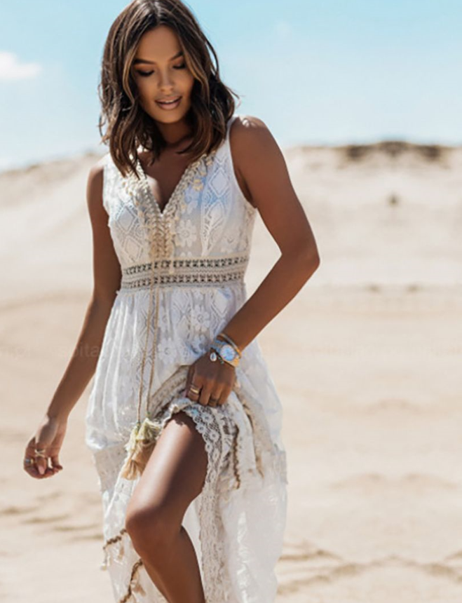 Mira | Boho Maxi Dress