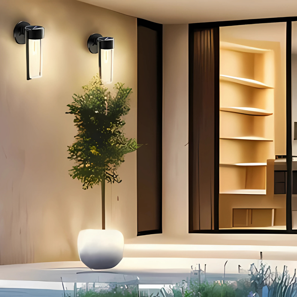LumaWall Solar Lamp – Elegant Outdoor Wall Lighting