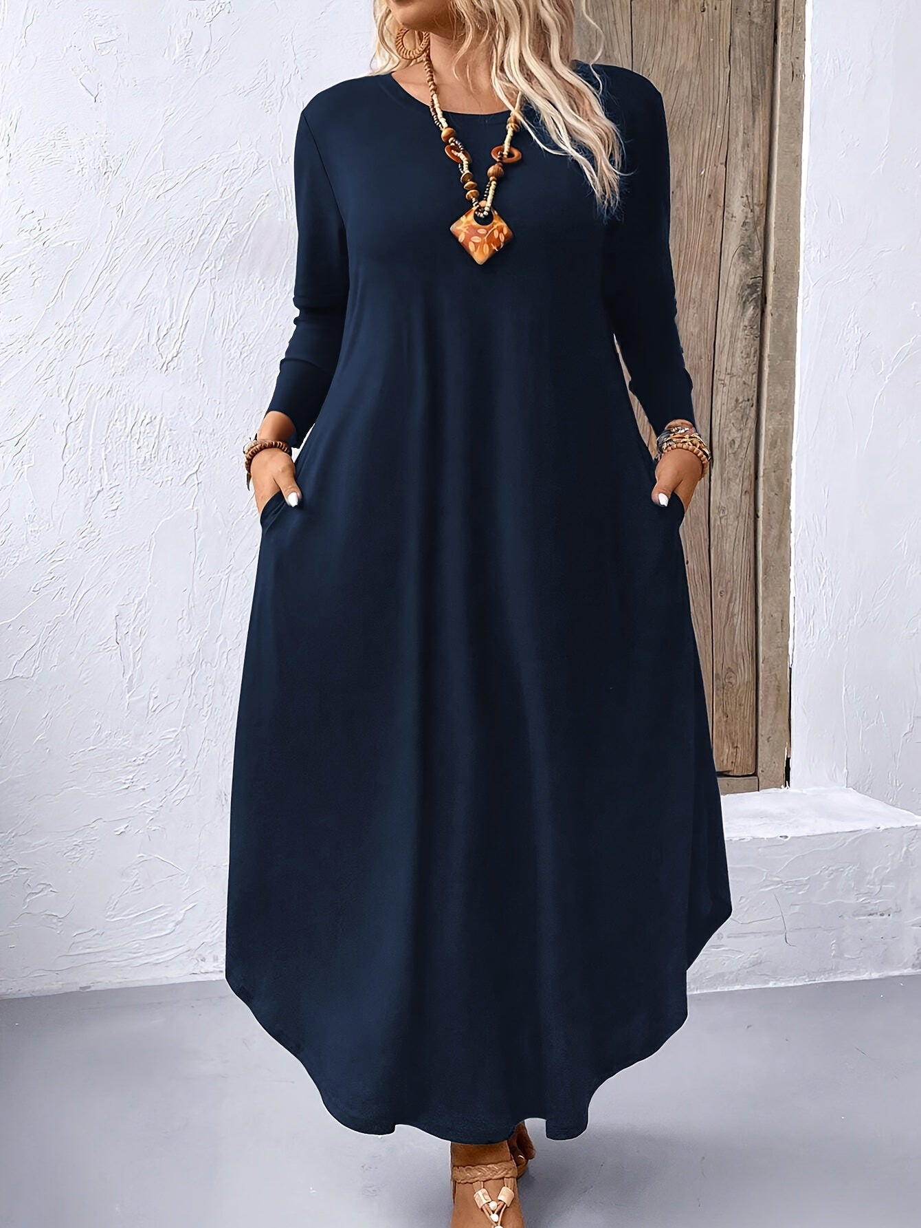 Casual Plain Women's Dress