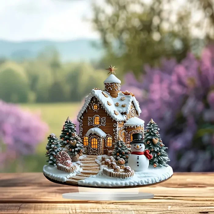 Winter Gingerbread Christmas Village