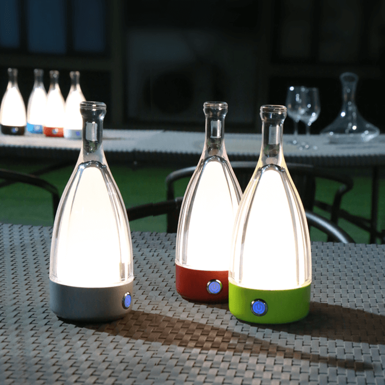 LuminaBottle - Touch Control Bottle-shaped Tablelamp with USB charger