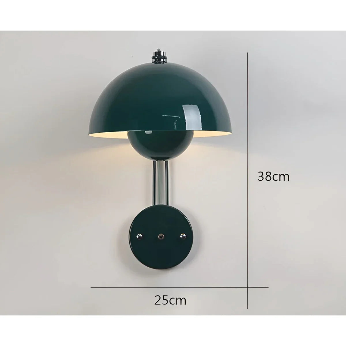 BudLume - Mushroom Glow Cozy Scandinavian Wall Lamp