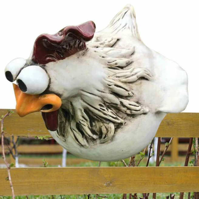 Outdoor garden chicken decoration