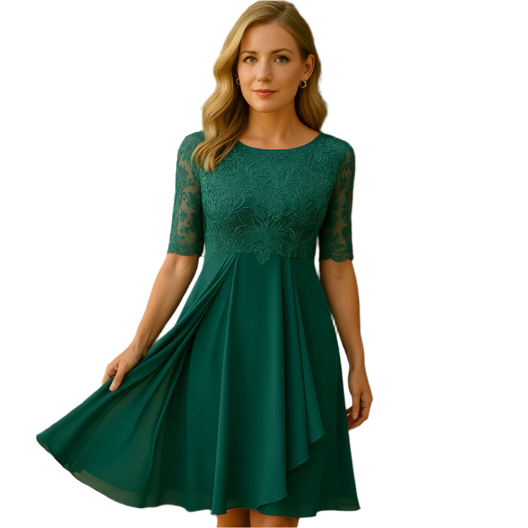 Casual 3/4 Sleeve Mini Dress for Women – Comfortable and Stylish