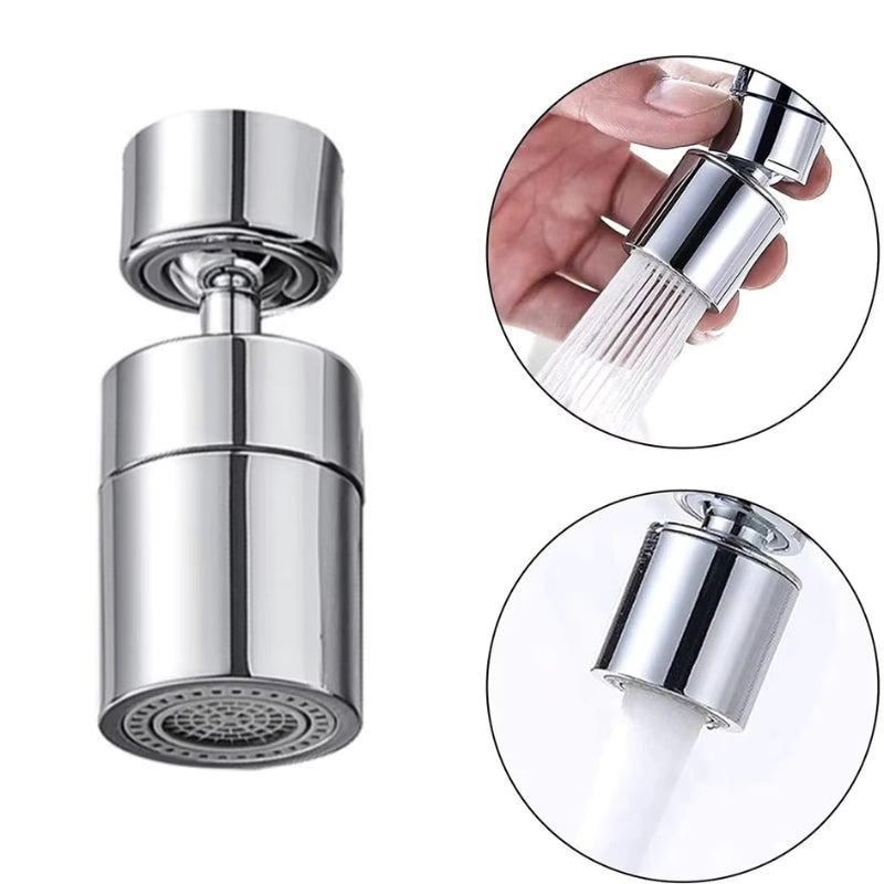 SprayMaster 360° Adjustable Faucet Head with Dual Spray Modes