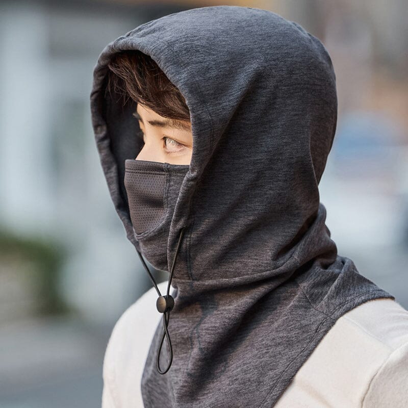 Cyclist - comfortable face mask with hood and neck warmer