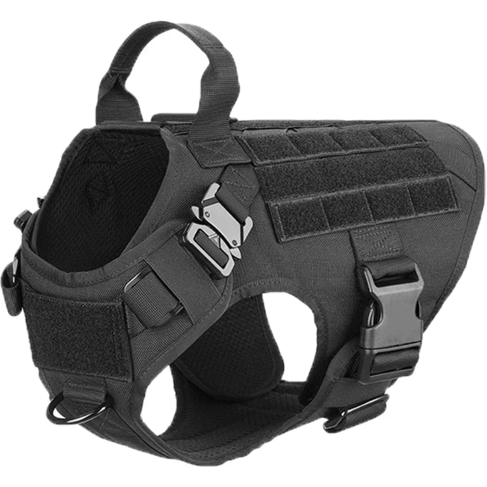 PawsSecur Tactical Dog Vest – No-Pull Harness with Adjustable Support Panels