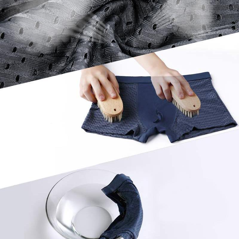 Breathable Ice Silk Underwear for Men Honeycomb Ventilation Design