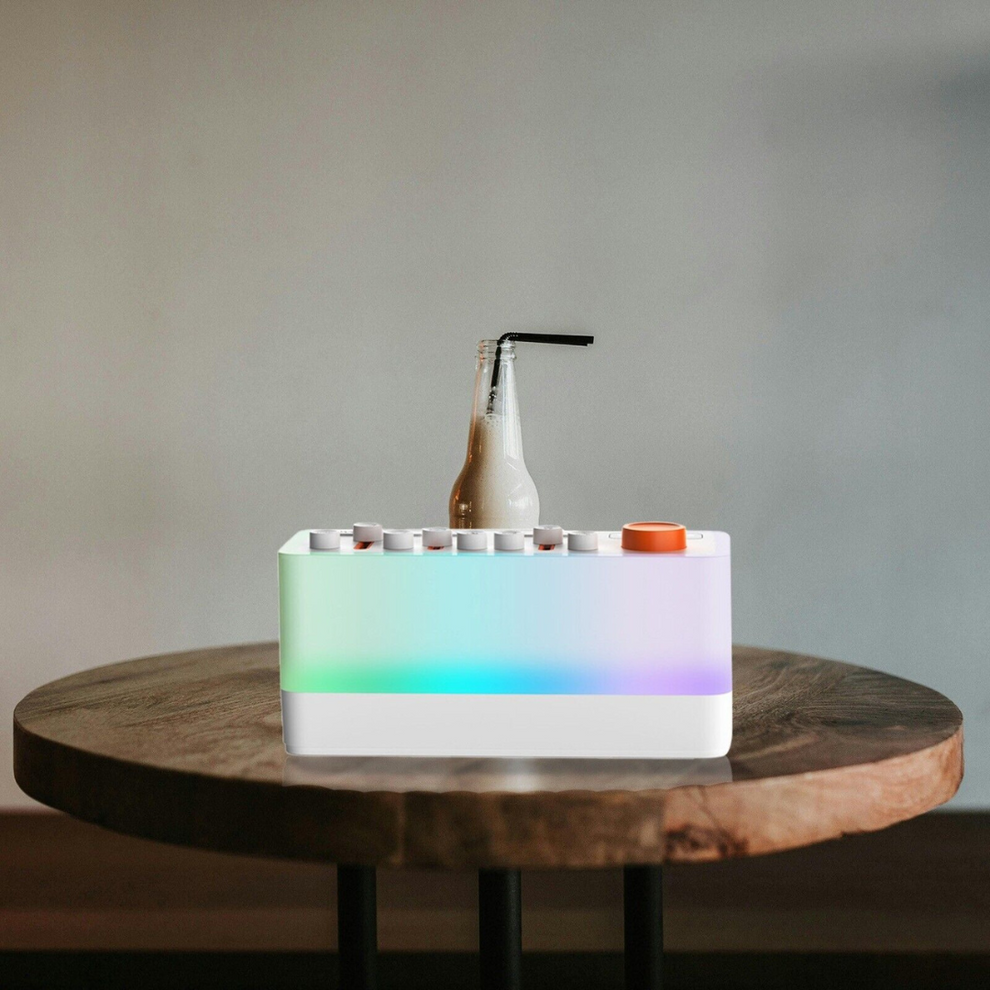 GlowTime - Minimalist Digital Alarm Clock with Warm Night Light