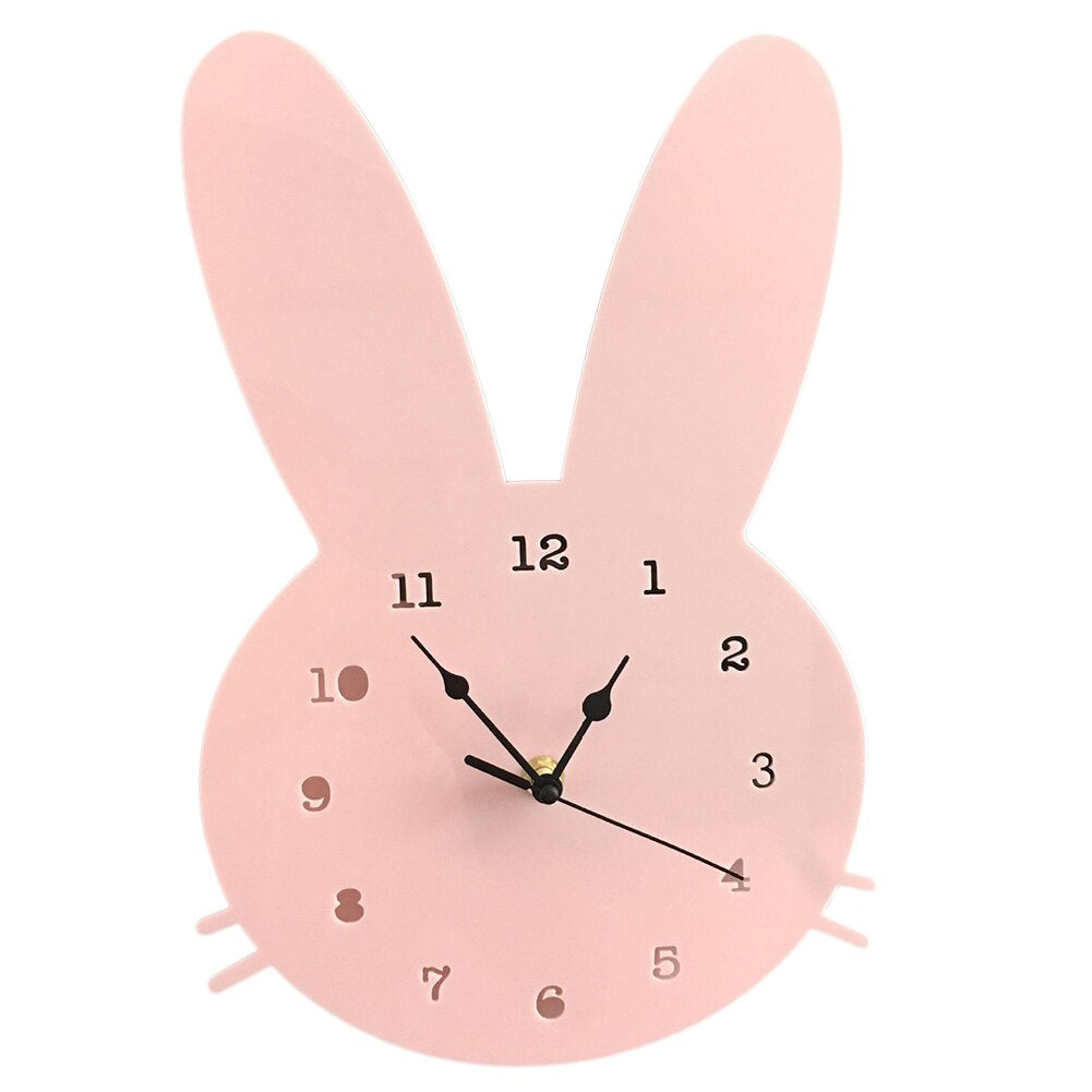 HopTock - Beautiful Rabbit Wall Clock for Playgrounds