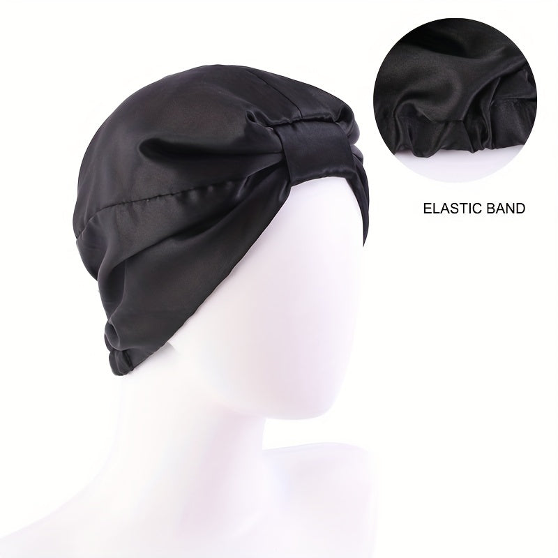 Clara Elegant Bowknot Satin Bonnet