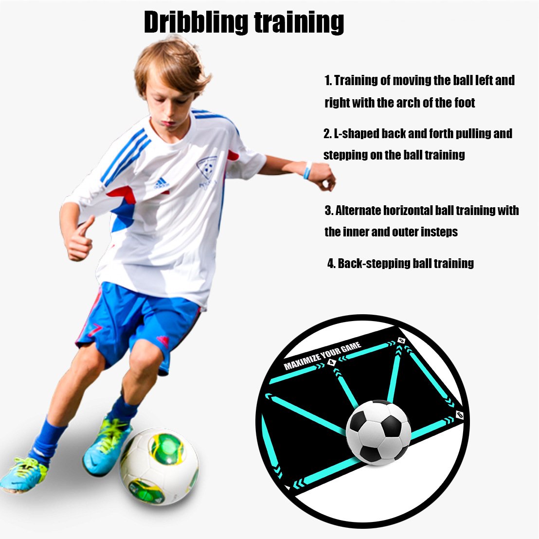 Soccer Training Mat for All Skill Levels