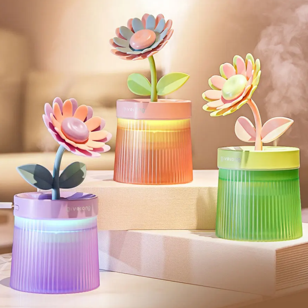 PetalBreeze - Elegant Air Humidifier for Pure, Fragrant Air