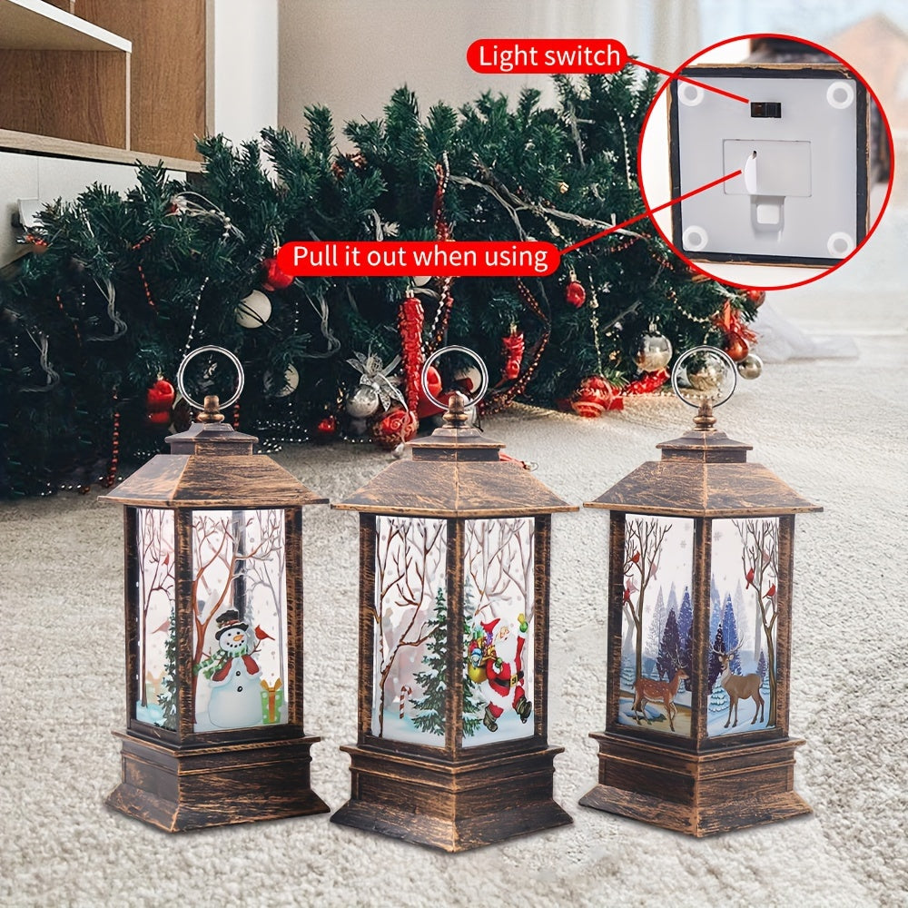 3 Sets | Christmas Holder Small Wind Lights