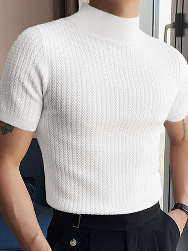 Conrad Casual Short-Sleeve Turtleneck