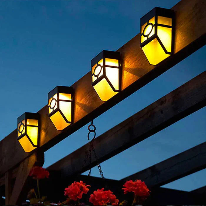 SolarLight - Modern LED Wall Lights for Patio and Garden