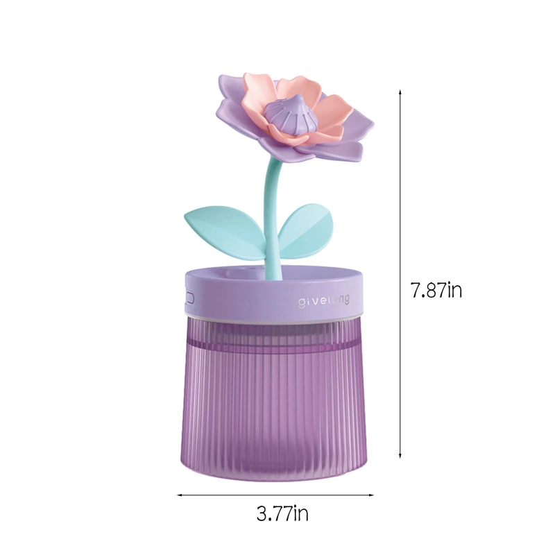 PetalBreeze - Elegant Air Humidifier for Pure, Fragrant Air