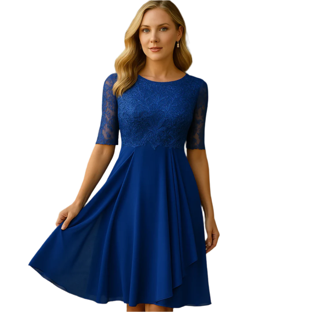Casual 3/4 Sleeve Mini Dress for Women – Comfortable and Stylish