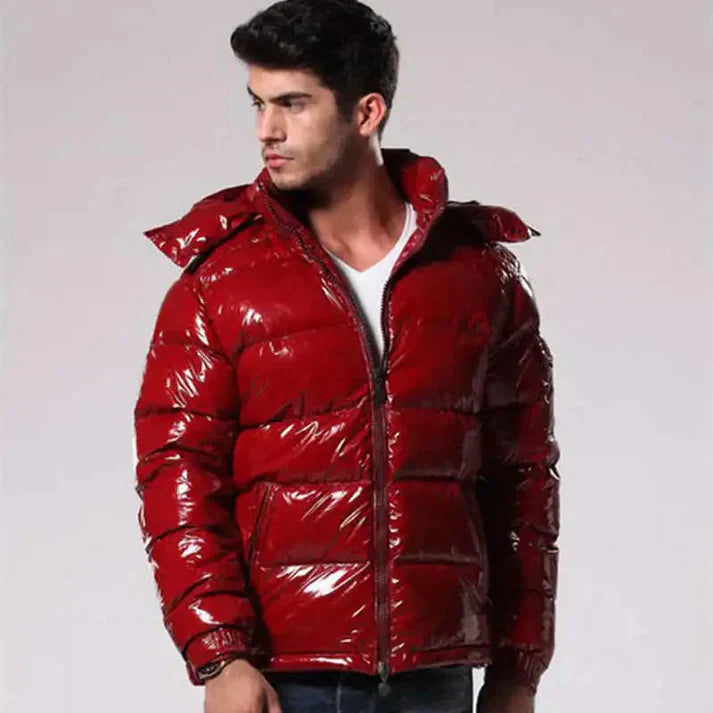 Loui - Long-sleeved puffer jacket with hood and pockets